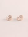 thumb Simple Personality Multi-layer Hollow Ear Clip 0