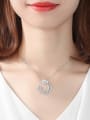 thumb Copper With Cubic Zirconia Trendy Leaf Necklaces 1