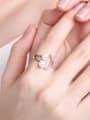 thumb Fashion Freshwater Pearl Smiling Face Opening Ring 1