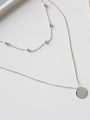 thumb Pure Silver Choker round deck Necklace 1