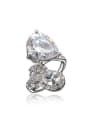 thumb High Quality 18K Platinum Plated 4A Zircon Ring 0