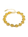 thumb Ethnic style Flowers Gold Plated Bracelet 0