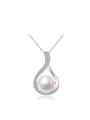 thumb 2018 2018 2018 2018 2018 2018 2018 Freshwater Pearl Water Drop shaped Necklace 0