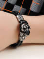 thumb Personalized Skull Artificial Leather Men Bracelet 1