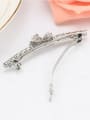 thumb Simple Little Bowknot Cubic AAA Zirconias Copper Hairpin 2