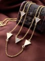 thumb Small Triangle Simple Long Necklace 1