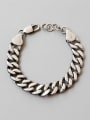 thumb Pure silver retro neutral style chain bracelet (male and female optional) 0