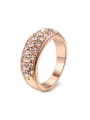thumb Simple Style Zircons Copper Ring 0
