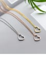 thumb Sterling silver sweet simple love necklace 0