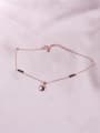 thumb Smooth Heart Accessories Fashion Anklet 2