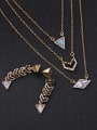 thumb Simple Geometric Multi-layer Alloy Necklace 2