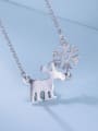 thumb Deer And Snowflake Necklace 2