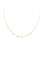 thumb Titanium With Gold Plated Simplistic Smooth Round Necklaces 0