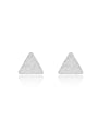 thumb Small Simple Triangle Women Stud Earrings 0