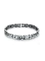 thumb Fashion Tiny Cubic Rhinestones Titanium Bracelet 0