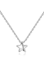 thumb 925 Sterling Silver With Simplistic Star Necklaces 0