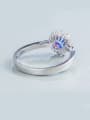 thumb Round Opal Stone Engagement Ring 1