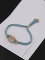 thumb Button Shaped Rope Stretch Bracelet 4