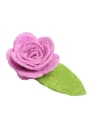 thumb Children's hair accessories: non-woven rose hairpin 1