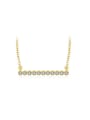 thumb Creative 18K Gold Plated Round Shaped Necklace 0