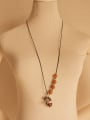 thumb Women Vintage Walnut Shaped Necklace 3