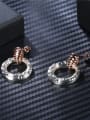 thumb Fashionable Round Shaped Women Stud Earrings 1