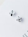 thumb Temperament Flower Shaped S925 Silver Stud Earrings 1