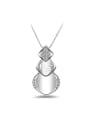 thumb Fashion Silver Plated Copper Necklace 0