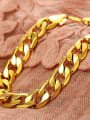 thumb Copper Alloy 23K Gold Plated Fashion Men Bracelet 1