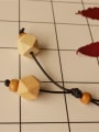 thumb Women Geometric Wooden Beads Necklace 2