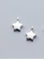 thumb 925 Sterling Silver With 18k Gold Plated Simplistic Pentagram Charms 1