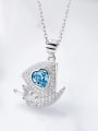 thumb Personalized Little Homburg Crystals-covered Pendant 925 Silver Necklace 3