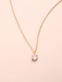 thumb Temperament Simple Zircon Clavicle Necklace 0