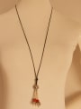 thumb Women Gourd Shaped Sweater Necklace 1