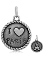 thumb Stainless Steel With Antique Silver Plated Vintage Round Charms 1