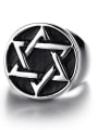 thumb Exquisite Star Shaped High Polished Enamel Ring 2