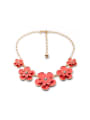 thumb Enamel Flower Sweet Women Necklace 0