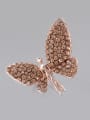 thumb Personalized Gold Plated Angel Wings Rhinestones Alloy Ring 0