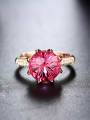 thumb Fashion Gemstone Flowery Engagement Ring 1