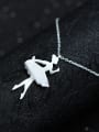 thumb Creative dDrawing Lovable Ballet Doll Necklace 1