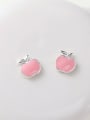 thumb Small Sweet Fashion Glue Stud Earrings 2