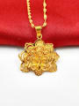 thumb Gold Plated Crown Shaped Pendant 1