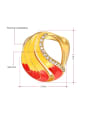 thumb High-quality Flower Patel Shaped Enamel Ring 1