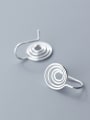 thumb 925 Sterling Silver With Silver Plated Simplistic Mosquito Coils Hook Earrings 0
