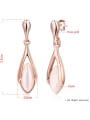 thumb Elegant Rose Gold Plated Leaf Shaped Opal Two Pieces Jewelry Set 3