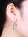 thumb 2018 Star Shaped Zircon Drop Earrings 1