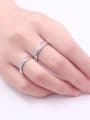thumb 925 Sterling Silver Simplistic Crown Lovers Free Size  Rings 3