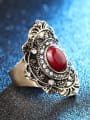 thumb Ethnic style Oval Besin stone Crystals Alloy Ring 4