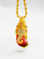 thumb Red Stone Chinese Elements Pendant 0