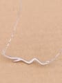 thumb Fashion Simple Silver Women Necklace 0